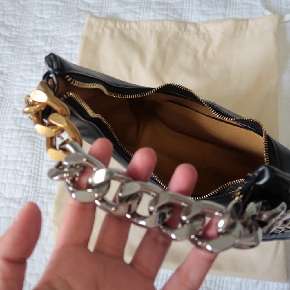 Stella McCartney Frayme Small Zipped Shoulder Bag - Picture 7 of 13